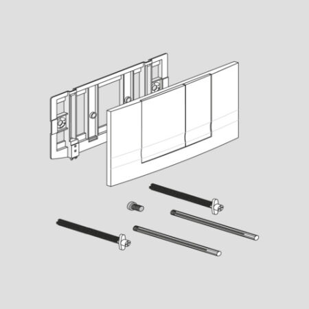 FRIATEC ovládací tlačítko F102 bílé